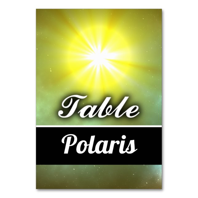 Tarjeta De Mesa Polaris (Anverso)
