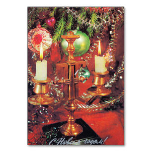 Tarjeta De Mesa Postal soviética "Con el Año Nuevo"