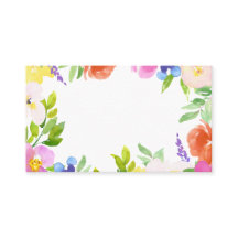 Primavera acuarela florece Personalizado de marco 