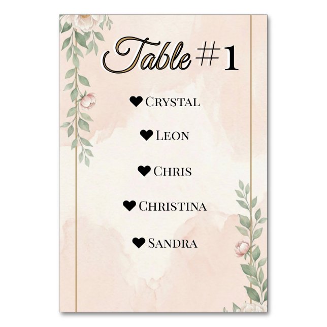 Tarjeta De Mesa 🌸 PRIMAVERA — “Jardín Etéreo” (Anverso)