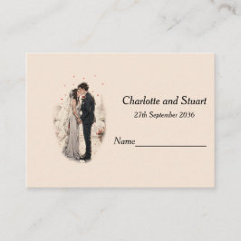 Tarjeta De Mesa Primer Beso