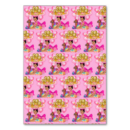 Tarjeta De Mesa Princesa de rosa