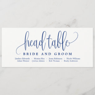 Tarjeta de mesa principal con asiento - Lovely Cal