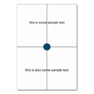 Tarjeta De Mesa prueba de muestreo