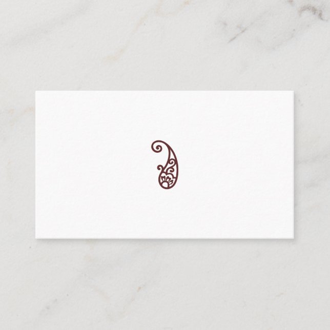 Tarjeta De Mesa Punto rojo (Anverso)