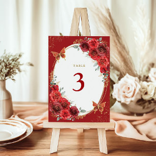 Tarjeta De Mesa Quinceanera Quinceanera 15º cumpleaños