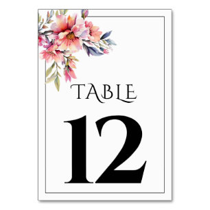 Tarjeta De Mesa Rama de rododendro boda rosa melocotón
