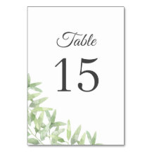 Ramas de olivo elegantes. Boda de verano botánico