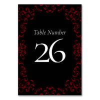 Red & Black Swirl Gothic Boda