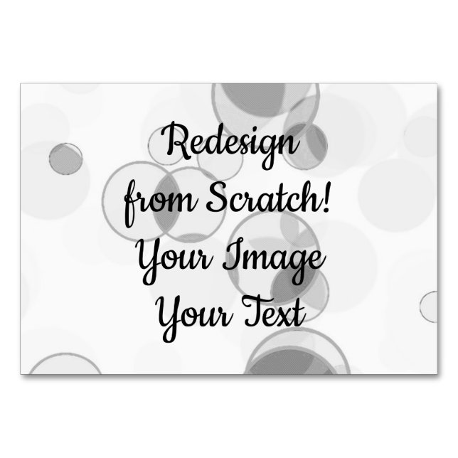 Tarjeta De Mesa Redesign from Scratch - Create Your Own (Anverso)