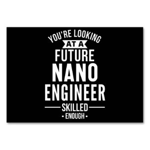 Tarjeta De Mesa Regalo de ingeniero de NANO