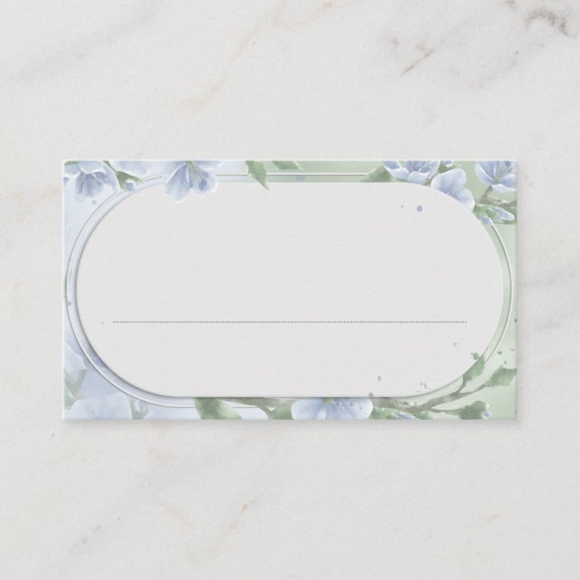 Tarjeta De Mesa Regency Regency Regency Boda Place Card (Anverso)