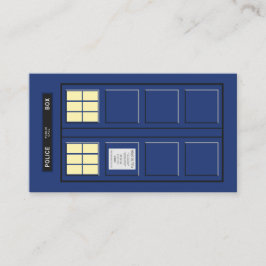 Tarjeta De Mesa Reino Unido - Policía Azul - Casilla 1