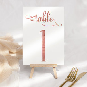 Tarjeta De Mesa Relieve metalizado de imitación de oro Rosa 3.5x5