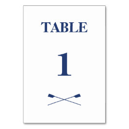 Tarjeta De Mesa Remo cruzó las iniciales de la marina de guerra