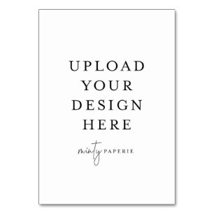 Tarjeta de mesa - Retrato de 3,5" x 5"