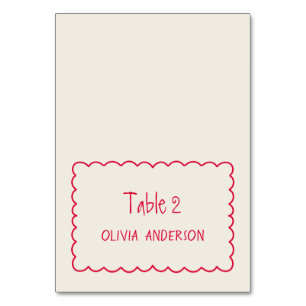 Tarjeta De Mesa Retro Fun Funky Place