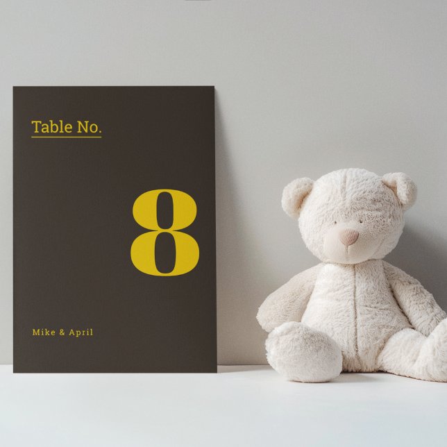 Tarjeta De Mesa Rico oro en el tema del Boda negro (Make proper arrangements to your guests that even matches your wedding theme)