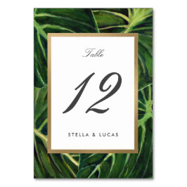 Tarjeta De Mesa Romance tropical II