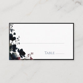Tarjeta De Mesa Romantic Floral Wedding Soft Elegant