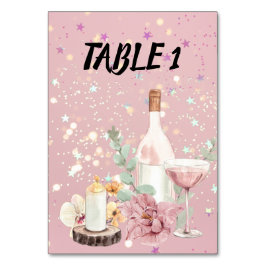 Tarjeta De Mesa Romantic wedding flowers blooming garden