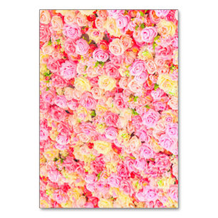 Tarjeta De Mesa Rosa