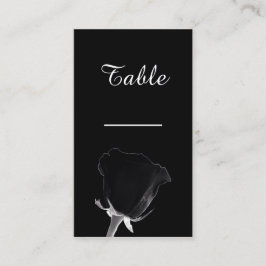 Tarjeta de mesa Rosa Noire