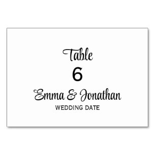 Tarjeta De Mesa Rótulo de Tiendas de mesa de mesa de la mesa de la