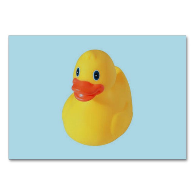 Tarjeta De Mesa Rubber Ducky (Anverso)