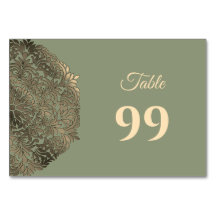 Sage Green y Gold Boda Elegante Lujo