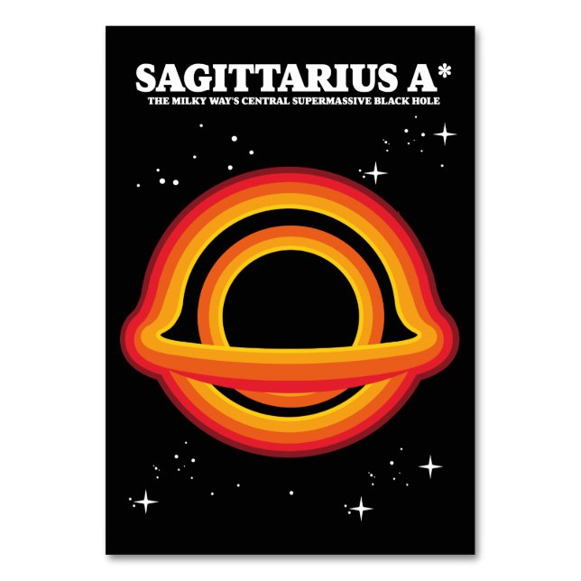 Tarjeta De Mesa Sagitario A* (Anverso)