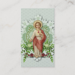 Tarjeta De Mesa Sagrado Corazón Religioso Católico de la Oración d