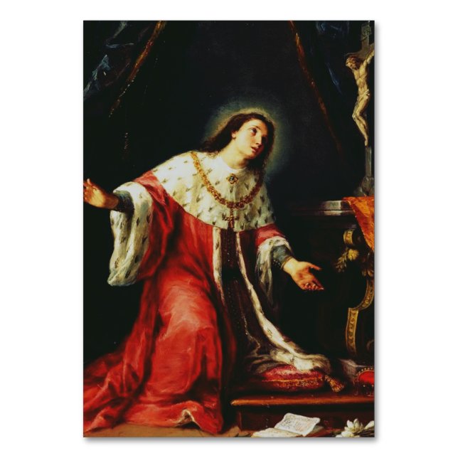 Tarjeta De Mesa Saint Casimir Jagiellon (Anverso)