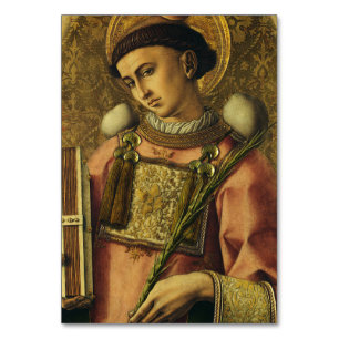 Tarjeta De Mesa San Esteban el Protomártir Iconografía Artística F