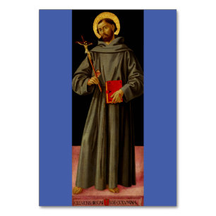 Tarjeta De Mesa San Francisco de Asís por Antoniazzo Romano