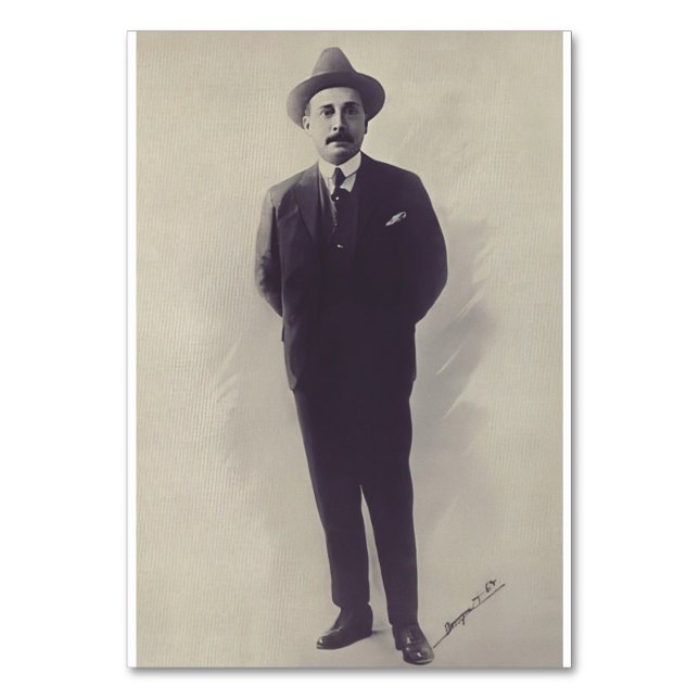 Tarjeta De Mesa San José Gregorio Hernández Laico (Anverso)