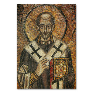 Tarjeta De Mesa San Juan Crisóstomo arzobispo de Constantinopla