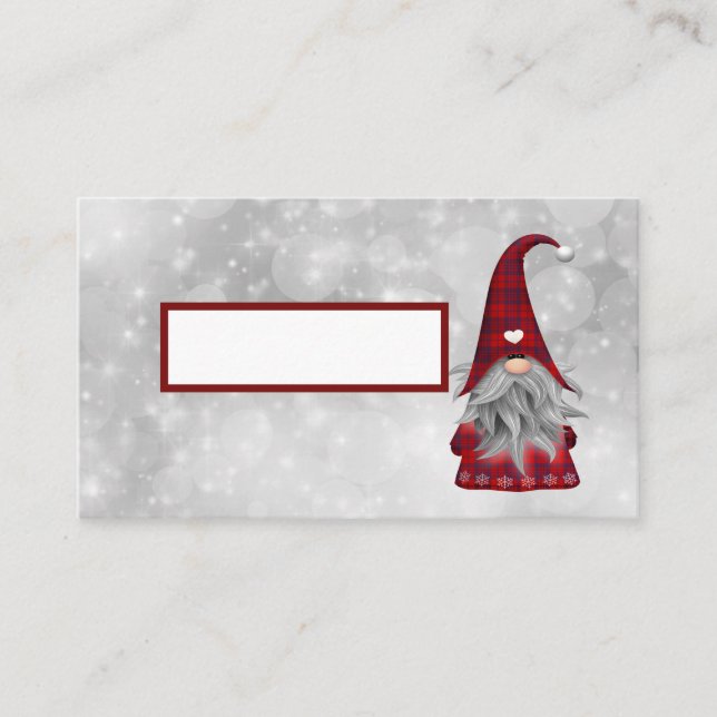 Tarjeta De Mesa Santa de Navidad (Anverso)