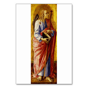 Tarjeta De Mesa Santiago el Mayor por Carlo Crivelli
