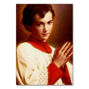 Tarjeta De Mesa Santo Domingo Savio