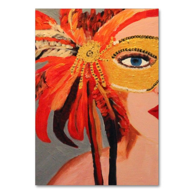 TARJETA DE MESA SASSY LADY (Anverso)