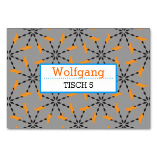 Tarjeta De Mesa Schäferhund Tischkarten