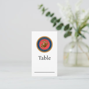 Tarjeta De Mesa Sello del Cuerpo de Marines