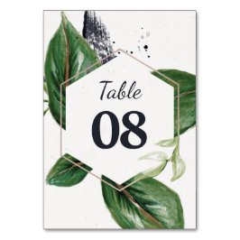 Tarjeta De Mesa Selva tropical vegetación moderna frondosa