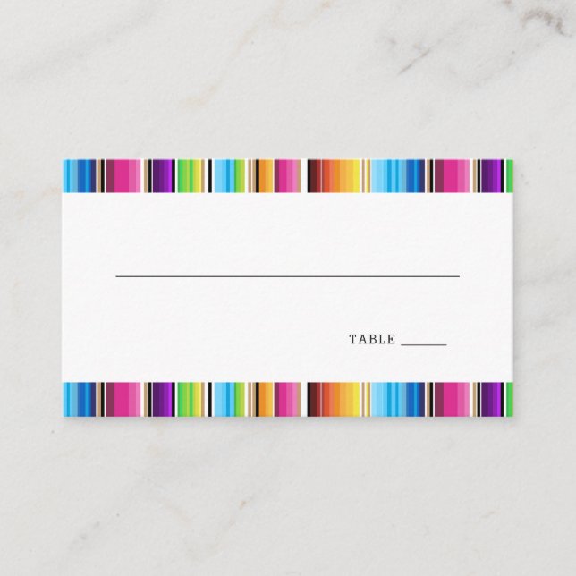 Tarjeta De Mesa Serape Spring (Anverso)