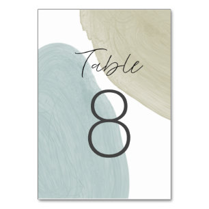Tarjeta de mesa Serenidad Moderna
