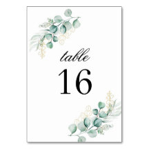 Simple Boda Rústico Eucalyptus Greenery