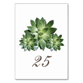 Tarjeta de mesa simple y exitosa para Bodas