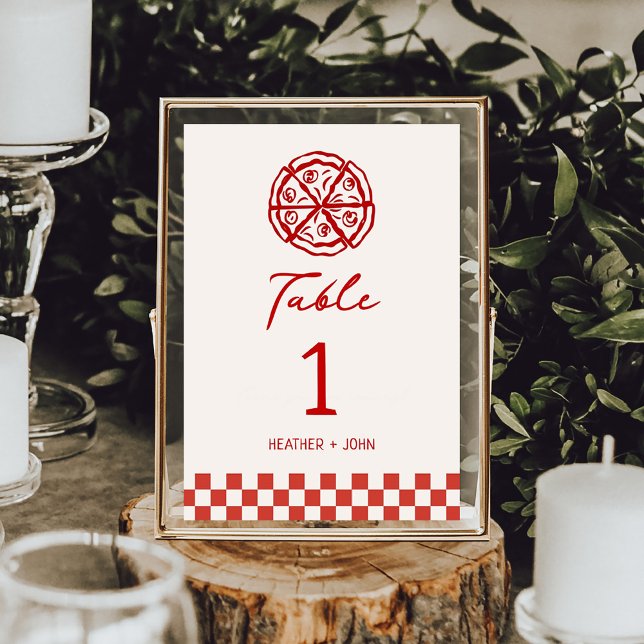 Tarjeta De Mesa Slice Slice Baby Pizza Fiesta Temático (Subido por el creador)