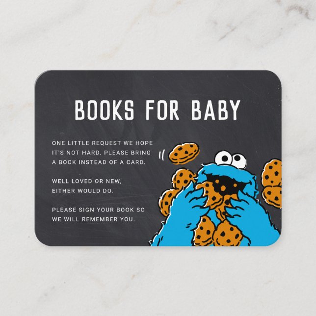 Tarjeta De Mesa Solicitud de libro de pizarra de cocina - Monstruo (Anverso)